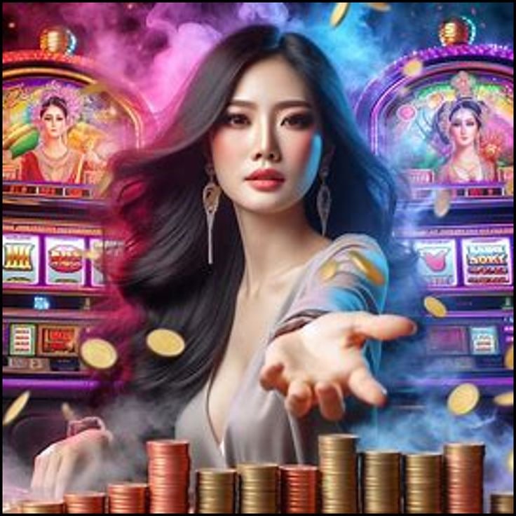 Dealer live game sedang membagikan kartu pada pemain selama sesi kasino virtual yang interaktif